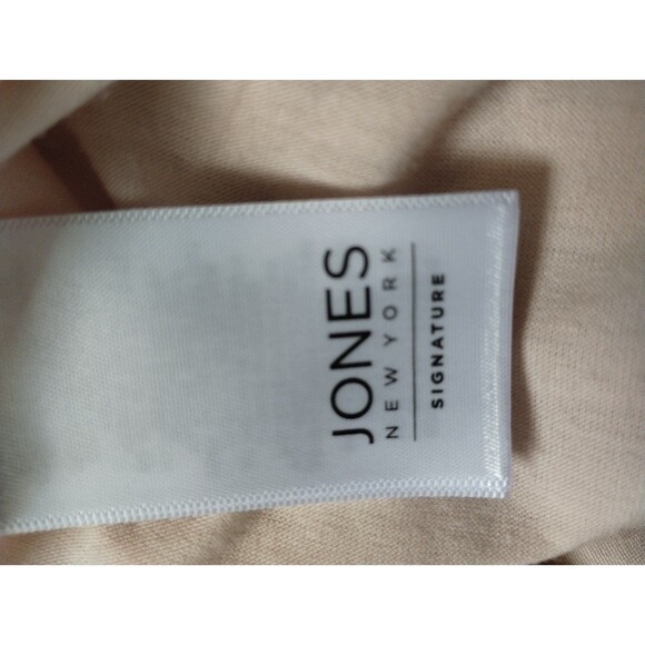 Jones Sweatshirt Women's L Long Sleeve Pink Lurex Chiffon Trim Hem Oversized - Picture 7 of 12